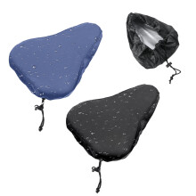2 PCS Waterproof Bike Seat Cover for Mountain Bikes, Universal Fit, Washable, Blue and Black