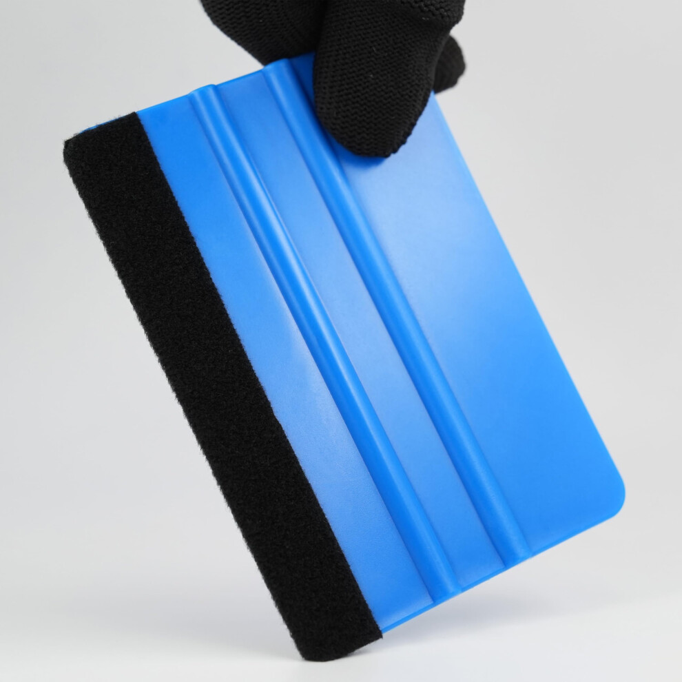2Pack Felt Edge Squeegee For Vinyl Wrap And Window Tint, Bubble Remover With Replaceable Felt Pads 9455672740838