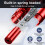 2 Pack Car Emergency Escape Tool with SpringLoaded Window Breaker and Safe Seatbelt Cutter Red 5