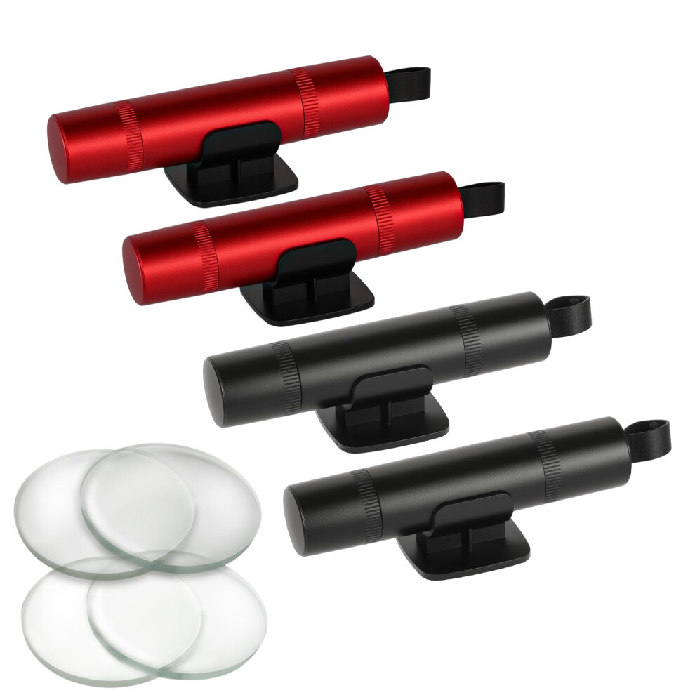 4Pack Car Escape Tool With Springloaded Glass Breaker And Hidden Seatbelt Cutter Keychain 9455672741125