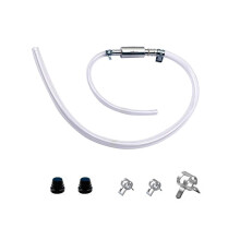 Universal Brake Bleeder Kit for Cars and Motorbikes with Tubing and Adapters for Quick Air Removal