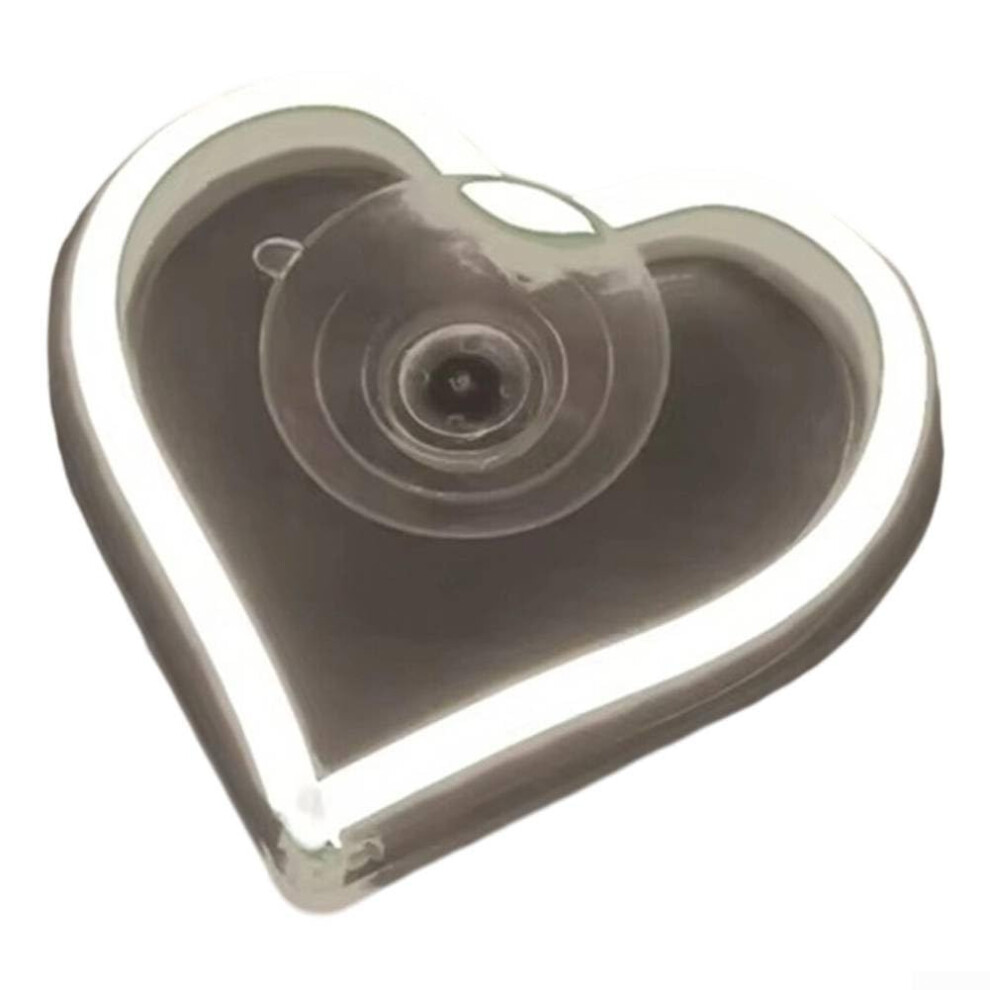 Car Led Ambient With Love Shape Neon For Triangle Window, Rear Interior Atmosphere Decor Light/White 9070919908118