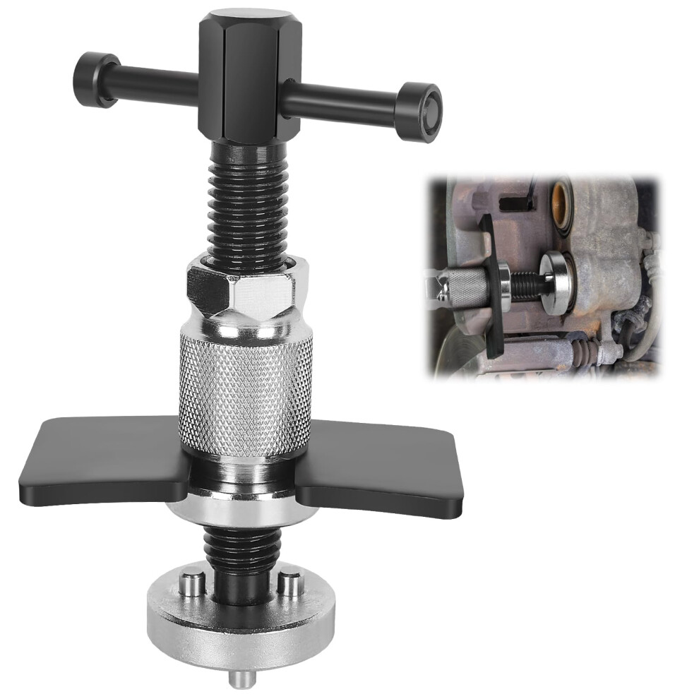 Universal Brake Caliper Tool With Durable Alloy Construction For Rear Disc Brake Piston Compression 9455672741477