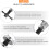 Universal Brake Caliper Tool with Durable Alloy Construction for Rear Disc Brake Piston Compression 2
