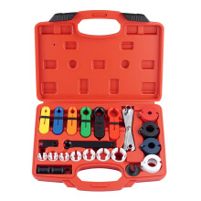 Automotive Disconnect Tool Set for A/C Fuel and Transmission Lines, MultiSize with Carry Case