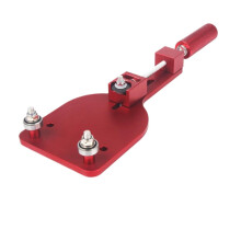 Aluminum Oil Filter Cutter Tool 77750 for Automotive Filters 23/8' to 43/4' Precise Cutting Range Red