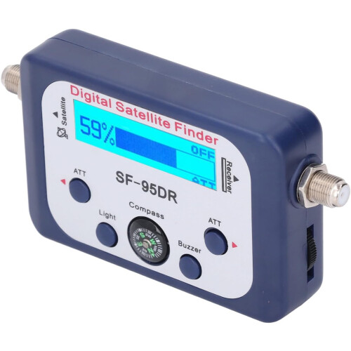 Satellite Finder with LCD Backlit Display, Precise Digital Signal Meter for Astronomical Observation 1