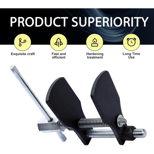 Brake Caliper Tool for Safe Piston Retraction, Universal Brake Pad Replacement and Compression 1