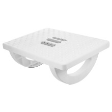 Under Desk Foot Rest Ergonomic Rocking Design with NonSlip Base for Home and Office Use White