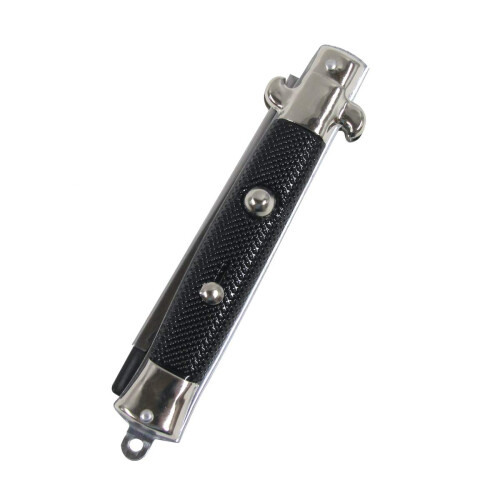 Novelty Folding Switchblade Pocket Hair Beard Comb with Realistic Blade Look and Push Button 1