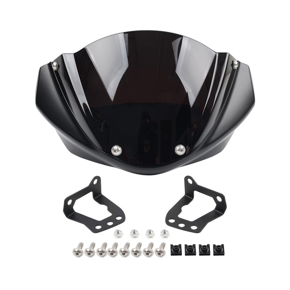 Windshield Motorcycle Front Fairing For Ducati Monster 696 795 796 M1100 Wind Protection Black 9455672743488