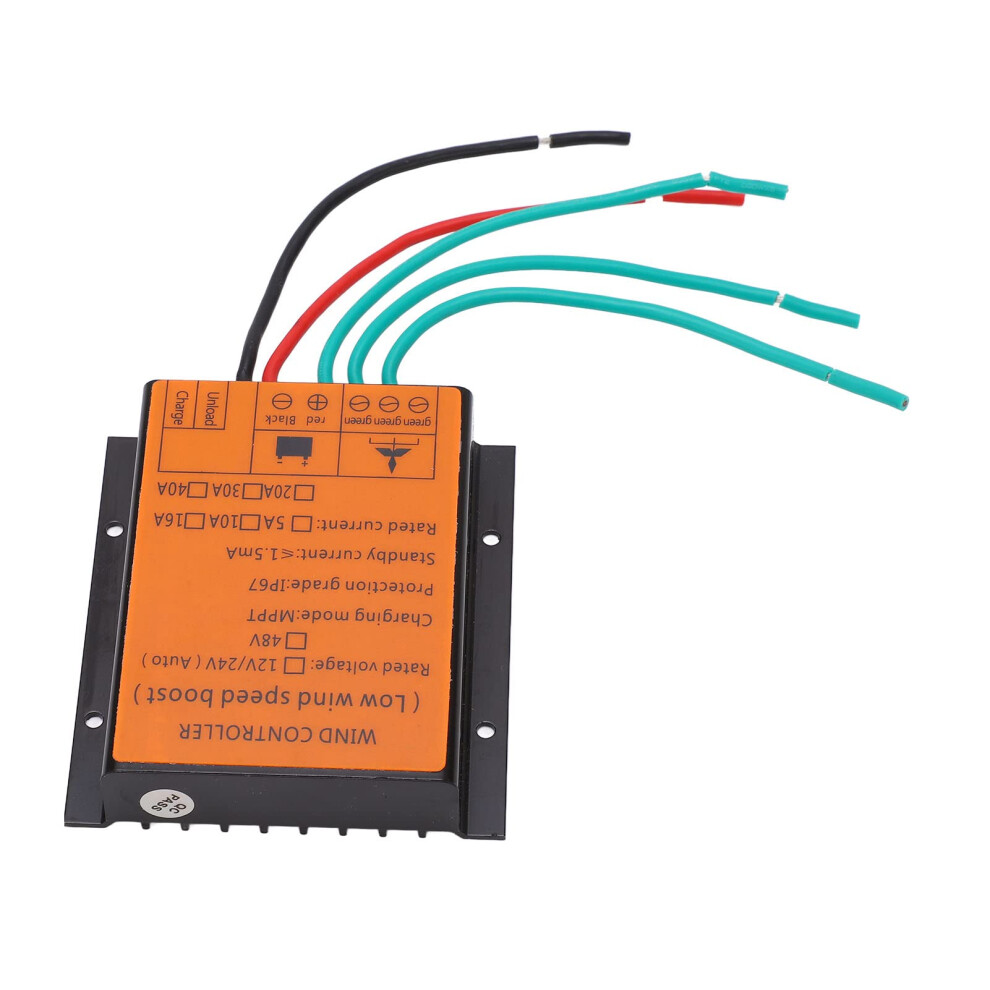 Wind Charge Controller Mppt 48V 500W Ip67 Waterproof Smart Charging With Led Display For Wind Turbine Power System 9174973430858