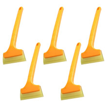 TEHAUX 5pcs Car Snow Brush and Ice Scraper Set, Lightweight Ergonomic Design for Efficient Snow Removal