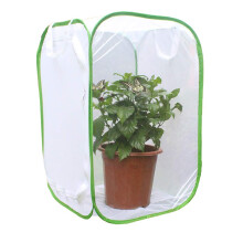 Butterfly Habitat Cage Folding Mesh Terrarium PopUp Enclosure for Caterpillars White 40x40x60CM