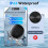 Bluetooth Tracker Smart Key Finder 4 Pack for Android, Compatible with Google Find Hub, 100m Range, 1Year Battery 3