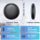 Bluetooth Tracker Smart Key Finder 4 Pack for Android, Compatible with Google Find Hub, 100m Range, 1Year Battery 5