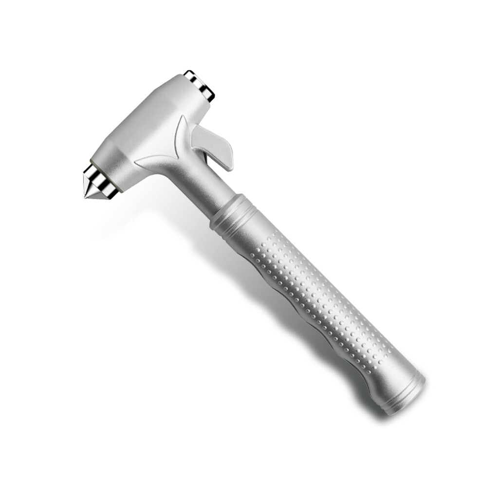 Car Emergency Escape Tool With Tungsten Steel Glass Breaker And Seatbelt Cutter, 1Pc Silver 9455672746847