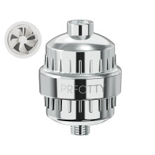 25 Stage Shower Head Filter for Hard Water, 99% Contaminant Removal, Revitalizes Hair and Skin