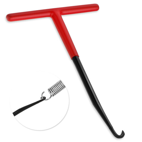 Motorcycle Exhaust Spring Puller Tool with Ergonomic THandle Grip and 30 Angled Slim Hook