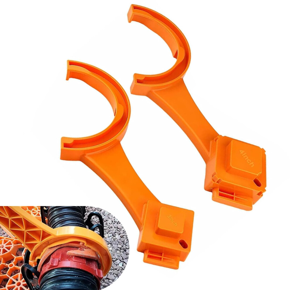2Pcs Singlehead Rv Sewer Hose Wrench With Nonslip Ergonomic Grip For Easy Connection And Removal (Orange) 9455672748070