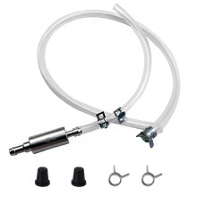 Brake Bleeder Kit with Universal Hose and Check Valve for Motorcycle and Car, SinglePerson Use