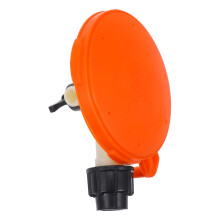 Automatic Pig Waterer with Livestock Water Level Controller, Bright Orange Durable Feeder for Pig Farms