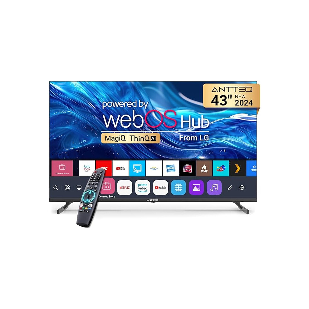 Smart Tv 43 Inch 4K Uhd Webos Tv, Thinq Ai Memc Work With Alexa 1234569988670