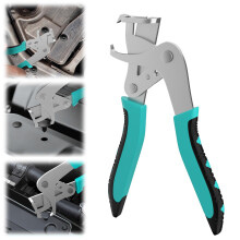 Spring Assisted Car Clip Removal Pliers with Ergonomic NonSlip Grip, Durable Alloy Steel Trim Tool