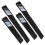 4Pcs Car Door Sill Protector Strips Scratch Resistant Universal Fit Durable Leather Edge Guards 1