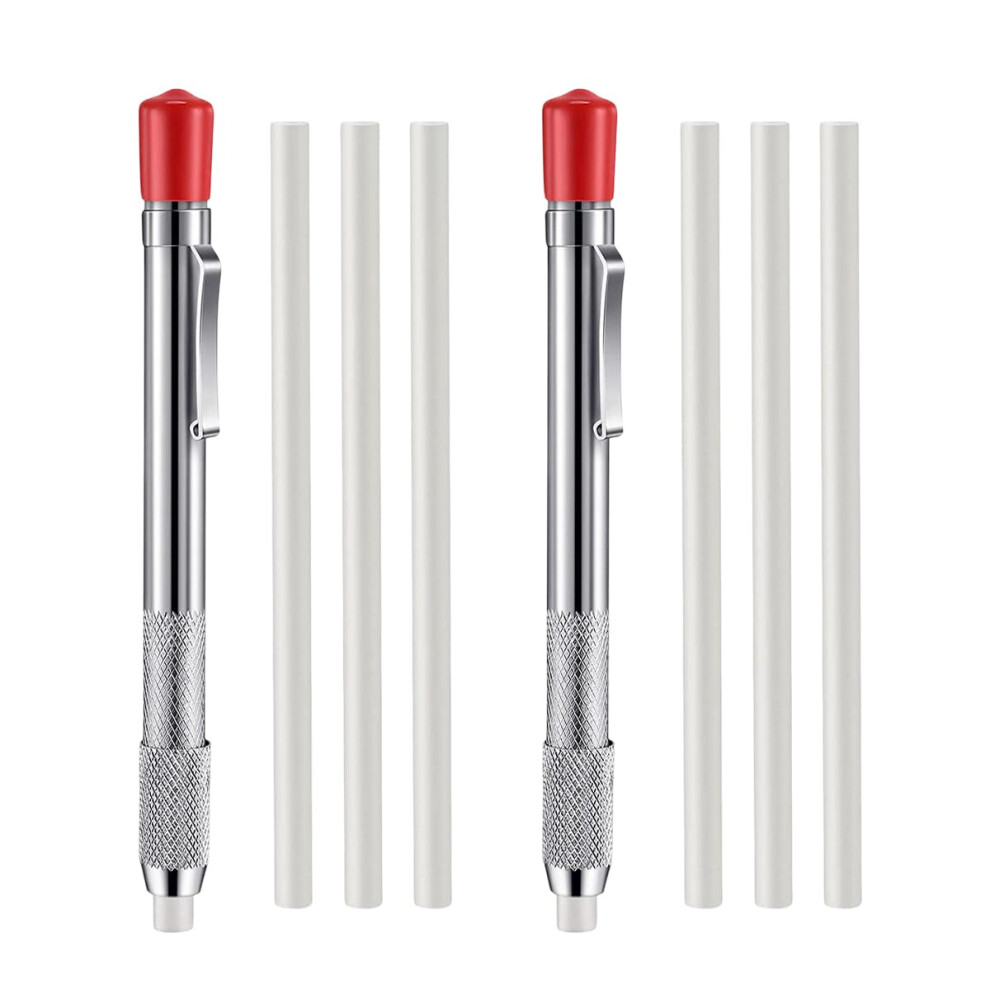 Soapstone Holder Set With 6 Refills, Aluminum Welding Marker For Steel, Iron And Aluminum 9455672751971