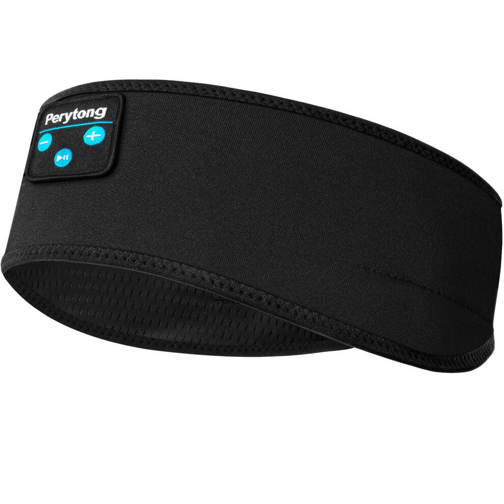 Sleep Headphones Bluetooth 5.2 Headband With Hifi Sound, Allnight Battery, For Side Sleepers Black 9070919911552