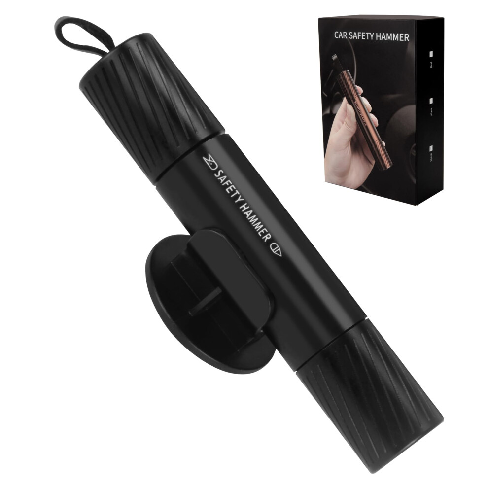Car Emergency Escape Tool With Window Breaker And Seatbelt Cutter, 2 In 1 Tungsten Steel Safety Hammer 9455672752107