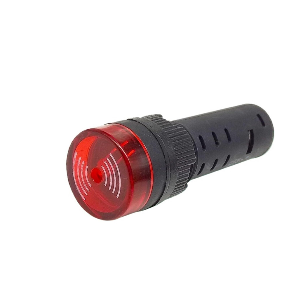 Ad1616sm 16Mm 12V 24V Buzzer Alarm With Intermittent Sound Alert And Bright Flashing Light 9113335694316