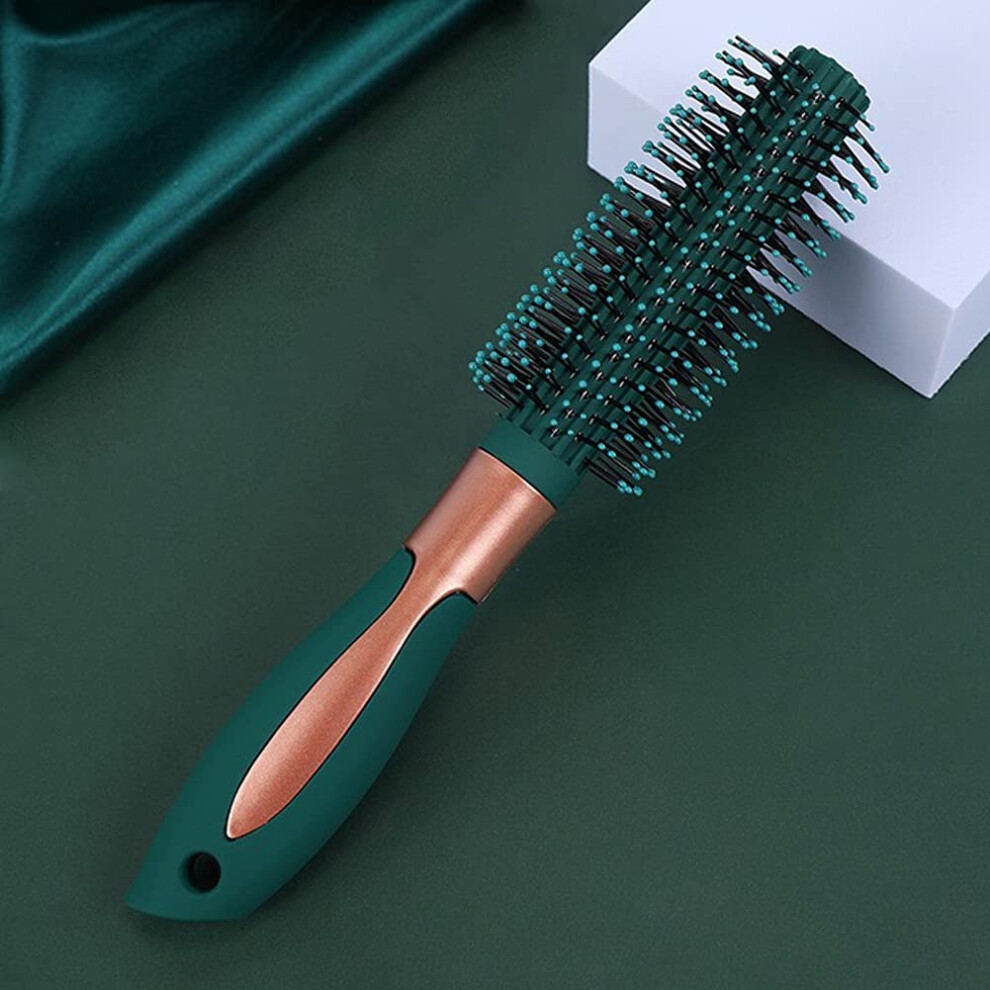 Detangling Hair Brush with AntiStatic Nylon Bristles Round Blow Dry Brush for All Hair Types