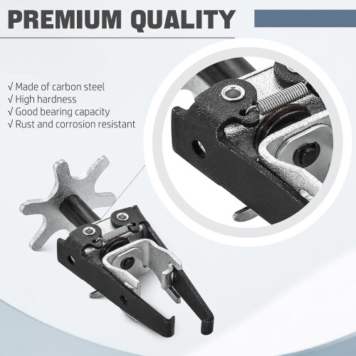 Universal Overhead Valve Spring Compressor Tool for Quick Removal and Installation with Adjustable Reach 1