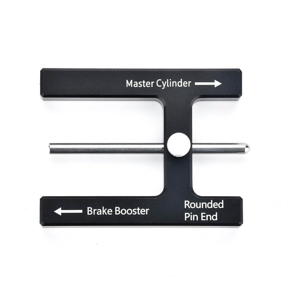 Brake Booster Push Rod Adjustment Tool With Magnetic Master Cylinder Depth Gauge For Precise Measurement (Black) Black 9455672753463