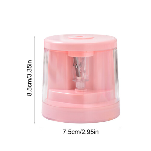 (Pink) Automatic Pencil Sharpener Pencil Sharpener Pencil Sharpener Usb Rechargeable 1