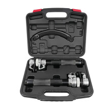 Heavy Duty Coil Spring Compressor Tool with Extendable Bracket for Car and Truck Strut Black