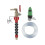 Adjustable Dust Suppression Nozzle for CNC Cutting, Precise Dust Control Misting Spray, Durable Style A 1