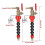 Adjustable Dust Suppression Nozzle for CNC Cutting, Precise Dust Control Misting Spray, Durable Style A 4