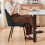 AINPECCA (Black, 2PCS) Dining Chairs Padded Seat Velvet 9