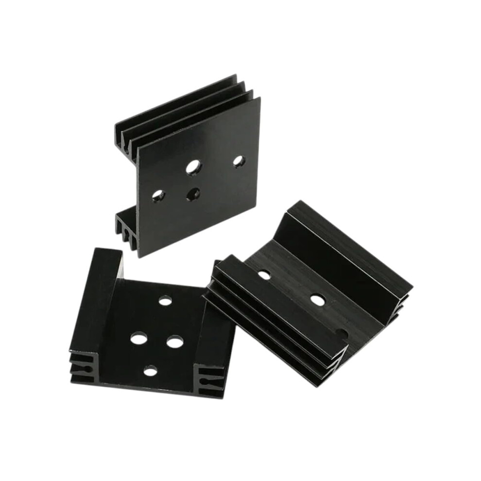 45X45x14mm Aluminum Heat Sink Cooling Fin Radiator For To3 Transistor Efficient Heat Dissipation 9070919912863