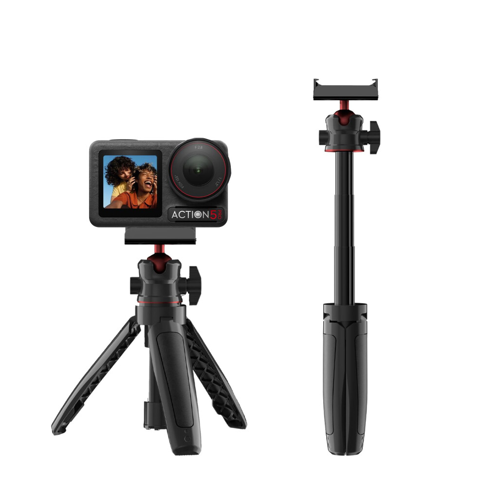 Action Camera Selfie Stick With Magnetic Quick Mount, 360 Rotating Tripod For Dji Osmo Action 5/4/3 9070919912832