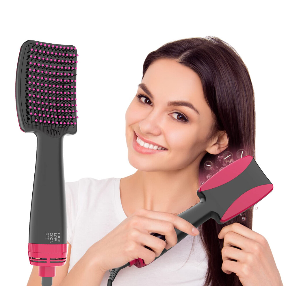 Hair Dryer Brush with Negative Ionic Technology for Fast Drying and Frizz Control, OneStep Styling for Women and Wigs