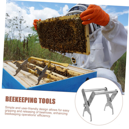Beehive Frame Clip Stainless Steel Beekeeping Tool for Secure Frame Attachment and Easy Clip Operation 1
