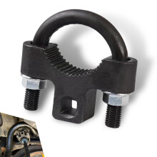 Universal Inner Tie Rod Wrench UShaped NonSlip Grip for Quick Steering Adjustment Black