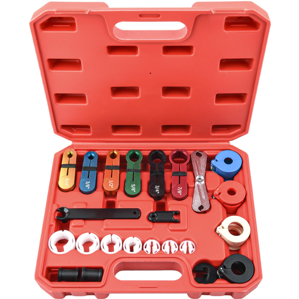 22Pcs Master Fuel Line And Ac Disconnect Tool Kit, Multisize Automotive Line Removal Set 9455672756129