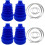 Universal Silicone CV Boot Kit 4 Pack, Durable Dust Cover with Secure Clamps for Car 3