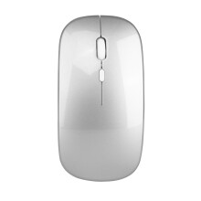 Kabellose Maus 2.4G - Leise optische Computermaus Silver