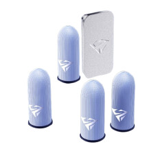 SZ-S02 Zilvervezel Gaming Vingerhoezen (Zwart)